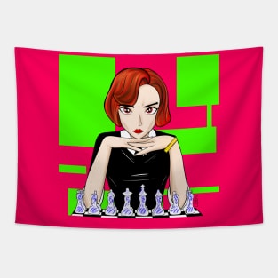 Beth the queen’s gambit in chessmaster In champion game Tapestry