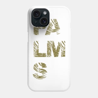 Palms Typo #redbubble #decor #buyart Phone Case