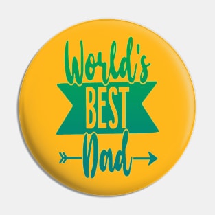 World's Best Dad Pin