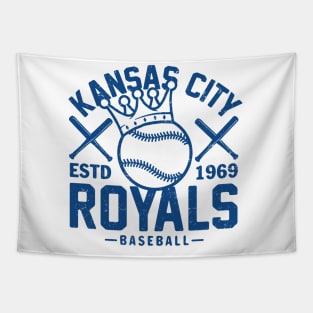 Kansas City Royals Retro 1 by Buck Tee Tapestry