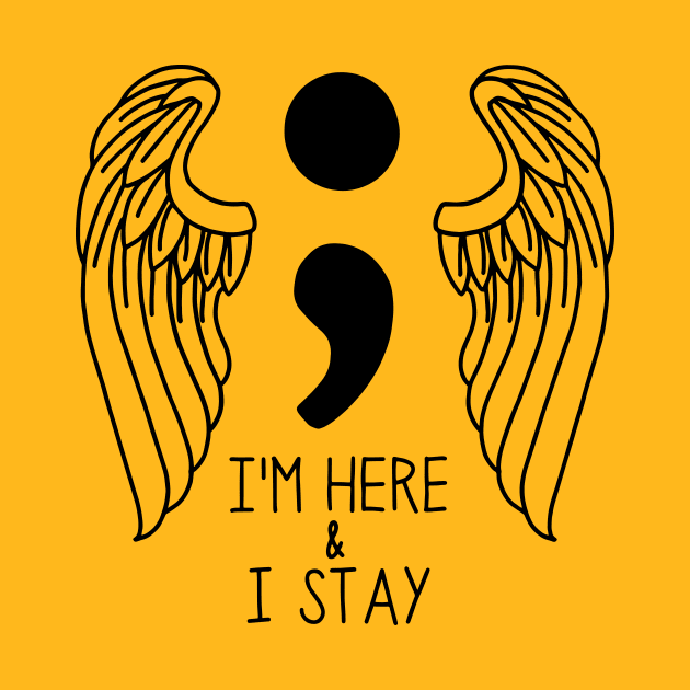 I'm Here & I Stay by SparkleArt