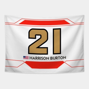 Harrison Burton #21 2023 NASCAR Design Tapestry