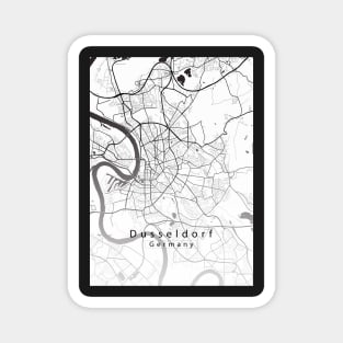 Düsseldorf Germany City Map Magnet