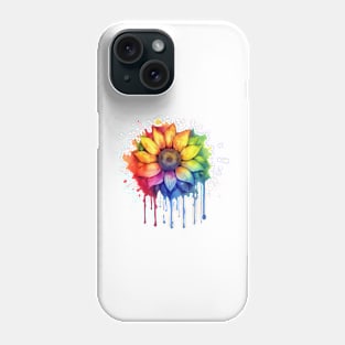 Dripping Sunflower #4 Phone Case