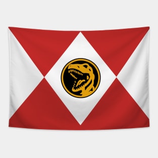 Red Ranger Icon Retro Tapestry