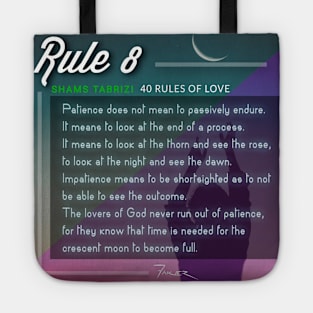 40 RULES OF LOVE - 8 Tote