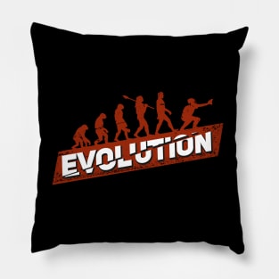 Baseball Softball Catcher Evolution Pillow
