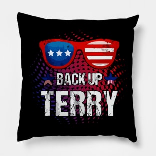 Back It Up Terry Put It In Reverse Funny 4th Of July Pillow