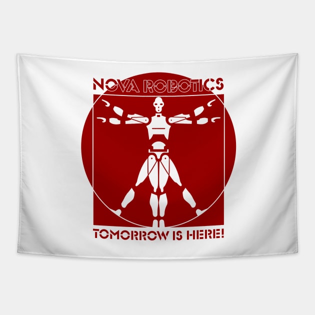 Nova Robotics - Tomorrow Is Here! Tapestry by Paulychilds