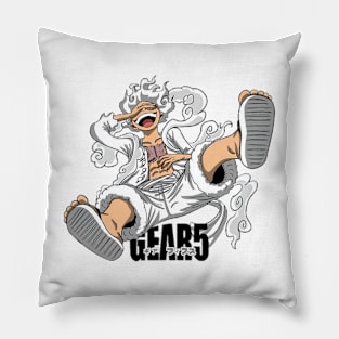 Luffy Gear Fifth: Hito Hito no Mi, Model: Nika | Throw Pillow