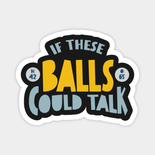 Funny BINGO If These Balls Could Talk Magnet