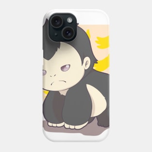 Cute chibi gorilla Phone Case