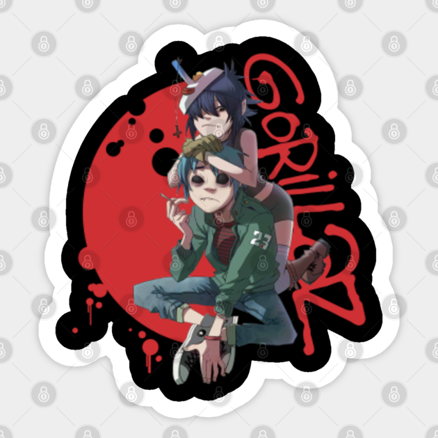 gorillaz friends - Gorillaz - Sticker