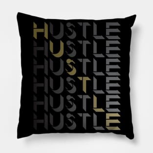 Hustle Entrepreneur Design Pillow