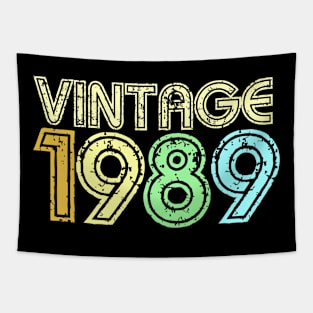 Vintage 1989 Retro 80's 30th Birthday Gift Tapestry