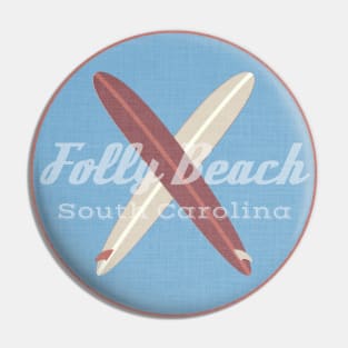 Folly Beach South Carolina Pin