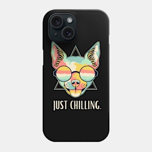 Just Chilling funny dog Phone Case