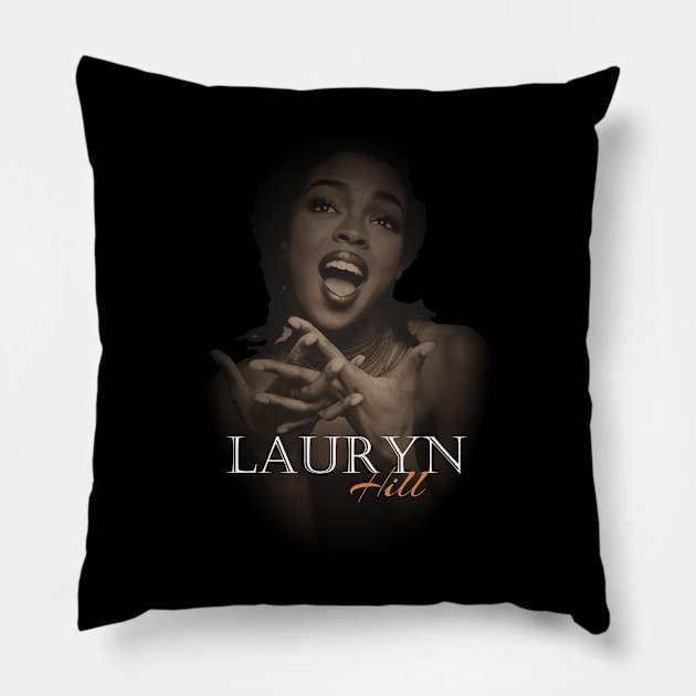 LAURYN HILL SEPHIA Pillow by Garangone