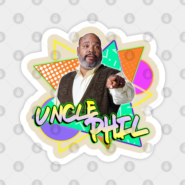 Uncle Phil // Fresh Prince 90s Fan Art Magnet by darklordpug