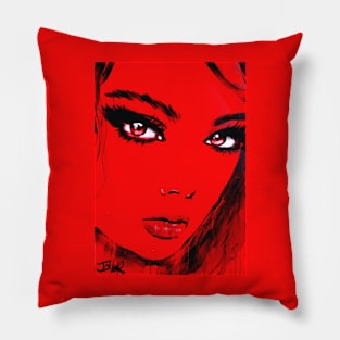 Red dawn Pillow