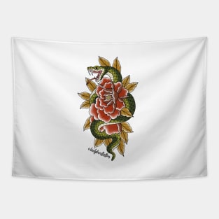 Snake peony Tapestry