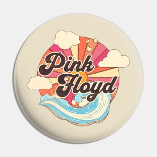 Pink Ocean Summer Pin