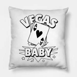 VEGAS Vacation Poker Game Pillow