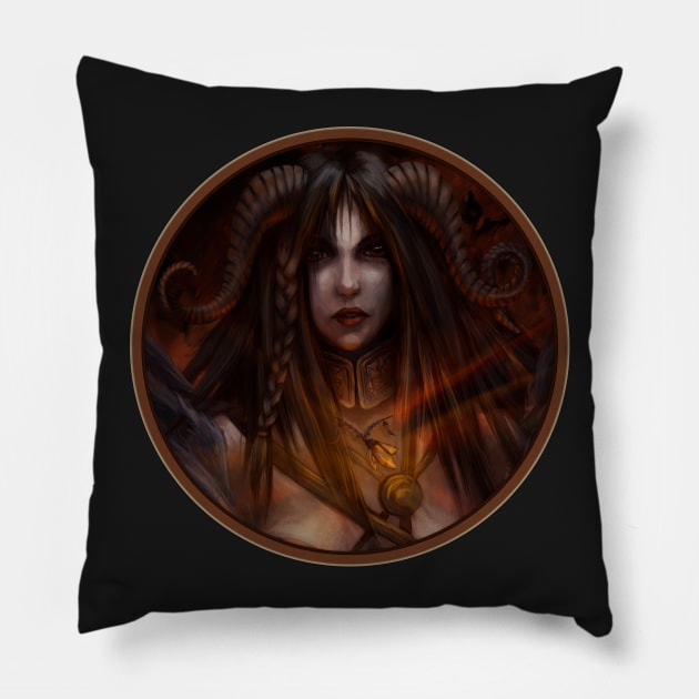 Demonic Centaur Pillow by Kate_Vigdis