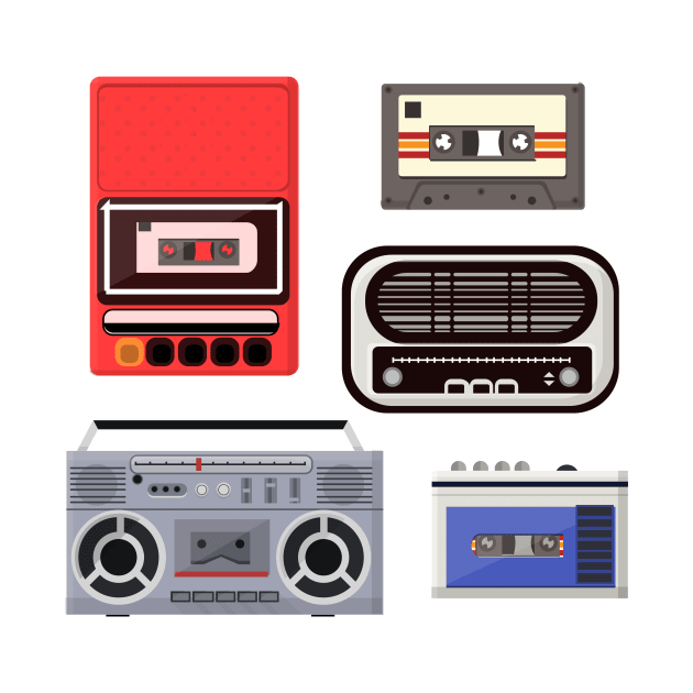 Retro Music Players by Digster