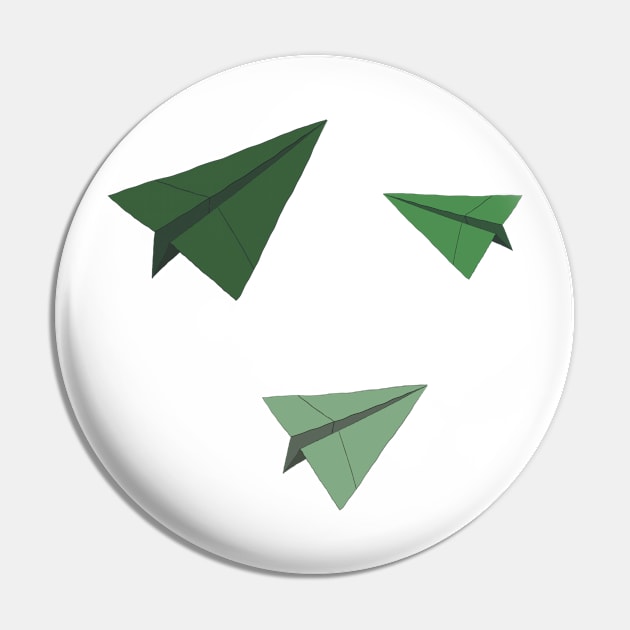 Paper Planes Sticker Pack Forest Green Pin by AlishaMSchil