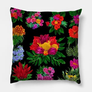 flores coloridas Pillow