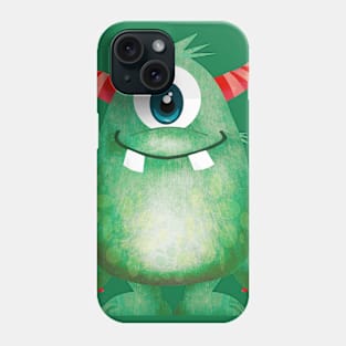 Green Cyclops Monster Phone Case