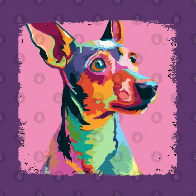 Rat Terrier Pop Art - Dog Lover Gifts by PawPopArt