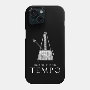 In Tempo-Music-Metronome-Conductor-Musician Phone Case