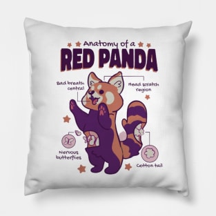 Anatomy of a Red Panda Pillow