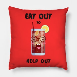 Eat Out to Help Out Pillow