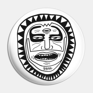 RAKSHA MASK Pin