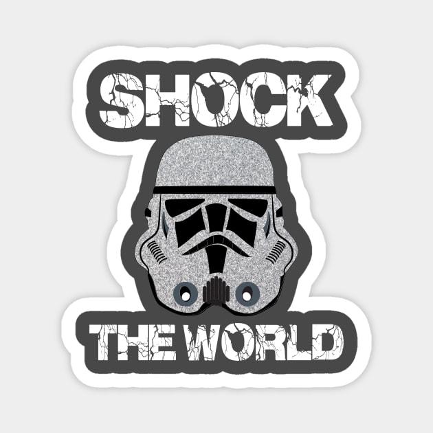 Shock The World Magnet by Cam Paul