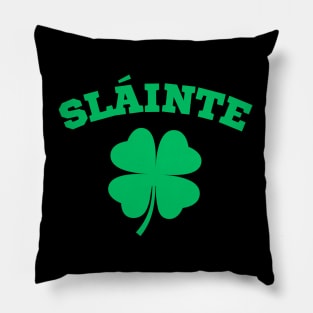 Slainte 4-Leaf Clover Pillow