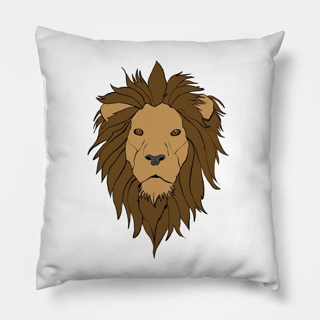 Lion Pillow by Noamdelf06