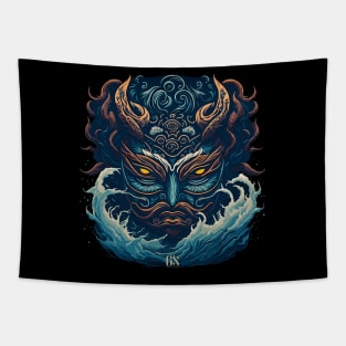 Mask Kabuki Tapestry