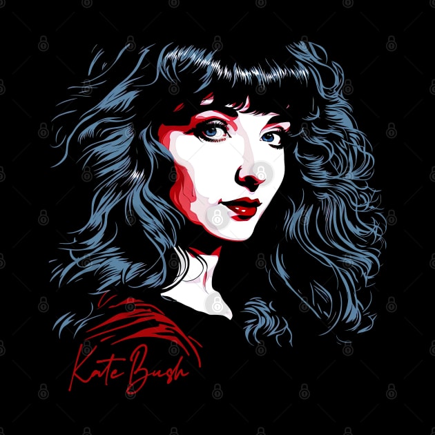 Kate Bush - 80s Retro Design by DankFutura