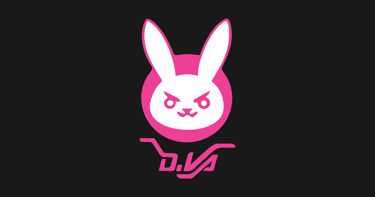 Dva Bunny Logo Overwatch - Overwatch - T-Shirt | TeePublic