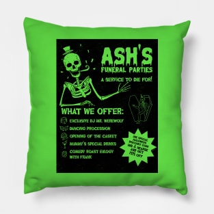 halloween funeral parties Pillow