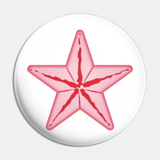 Pink Star Fish Pin