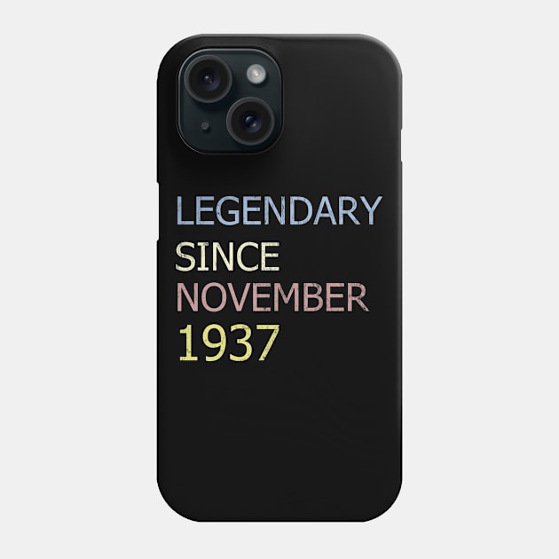 LEGENDARY SINCE NOVEMBER 1937 Phone Case by BK55