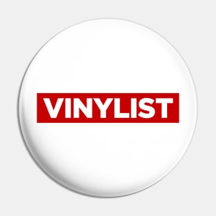 Vinylist Red Box Logo Pin