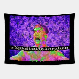 eXploitation-vocation Bloodsport logo Tapestry