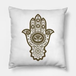 Hamsa illustration Hinduism design Pillow