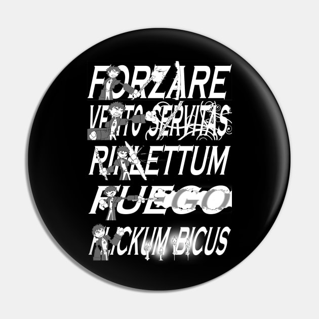 Dresden Files Spells Pin by Basilisk